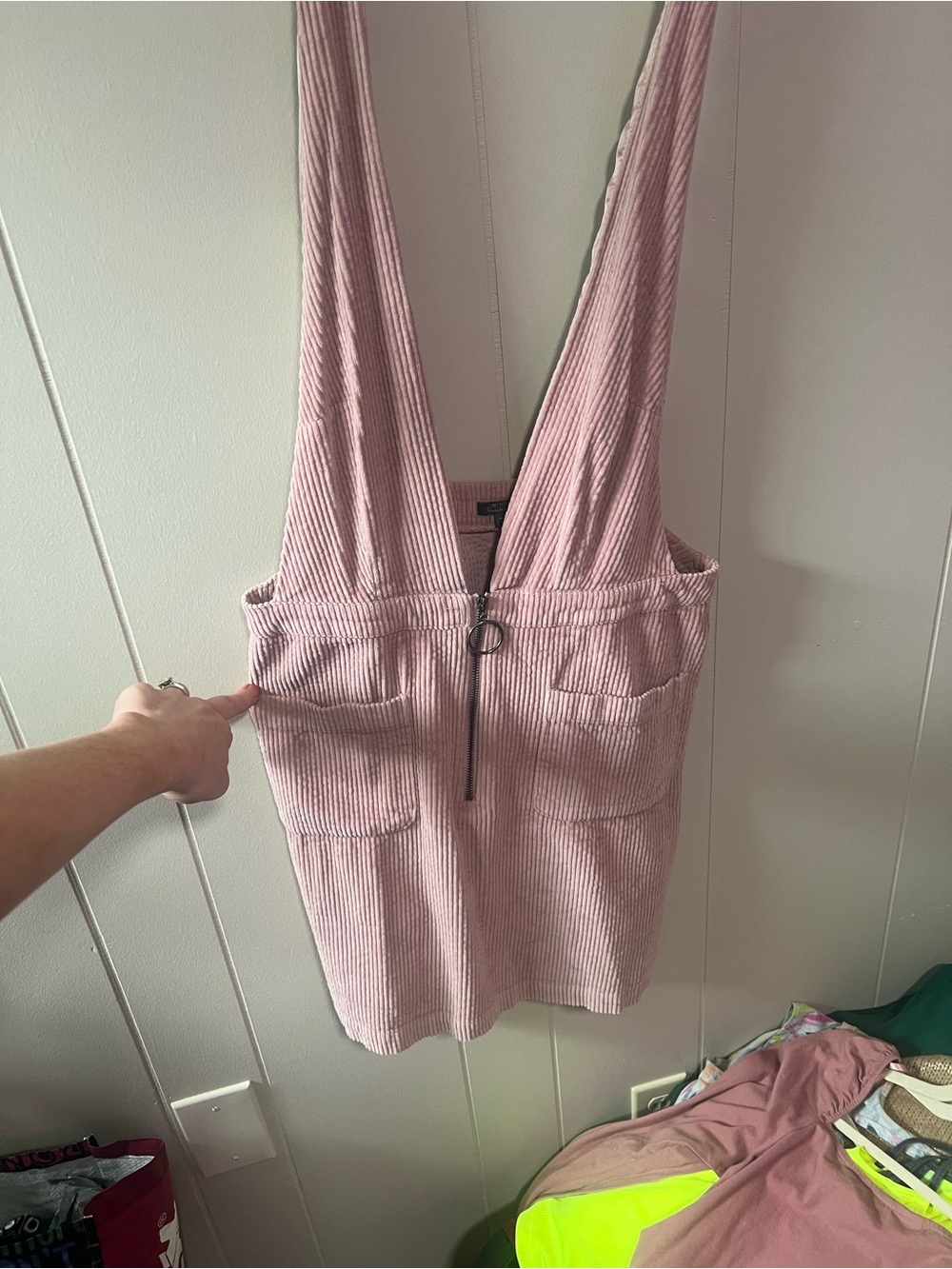 wild fable Blush Pink Corduroy Pinafore